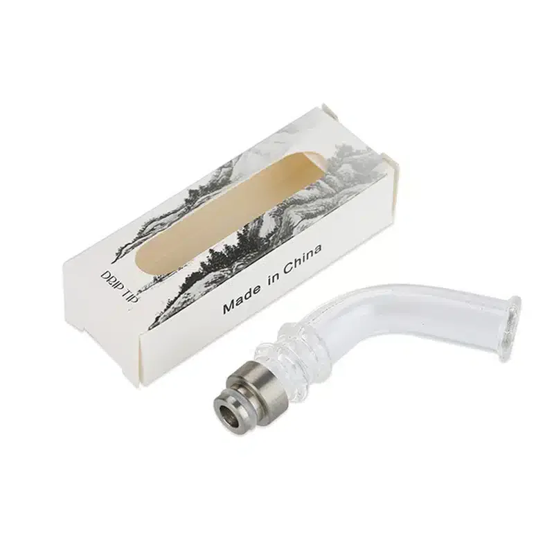 ⁦Curved Glass 510 Drip Tip (1pc/pack)⁩ - الصورة ⁦3⁩