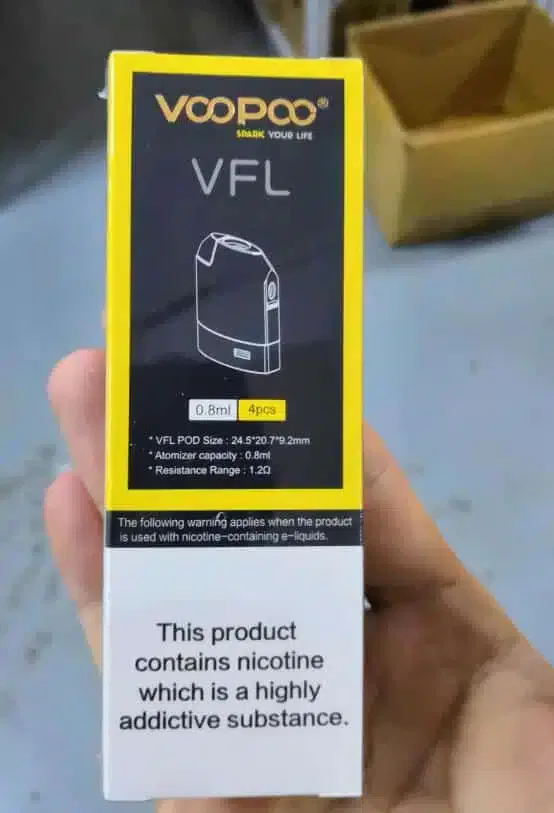⁦VOOPOO VFL Pod Cartridge 4pcs/pack⁩ - الصورة ⁦2⁩