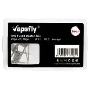Vapefly Prebuilt Ni80 Fused Clapton Coil